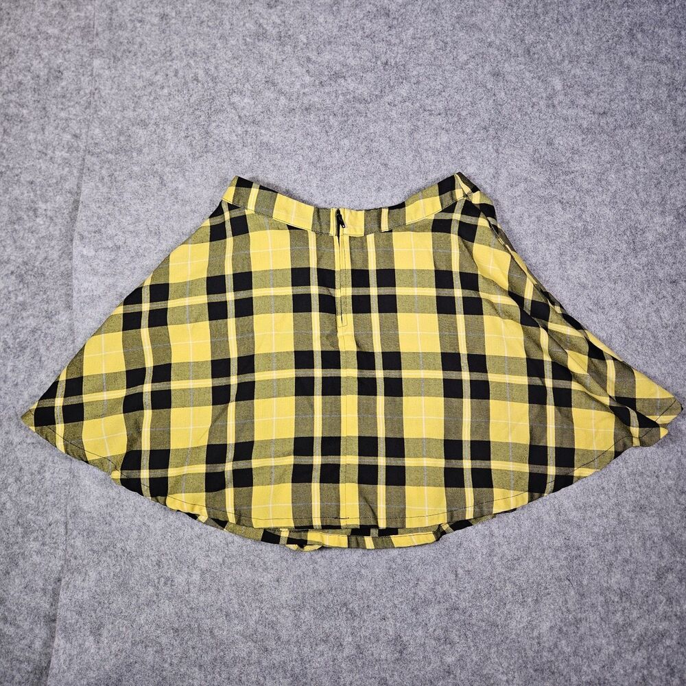 Harry Potter Womens Yellow Black Badger Hufflepuff Skirt Hogwarts Houses Size L